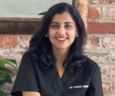 dr twisha sharma dentist dcf